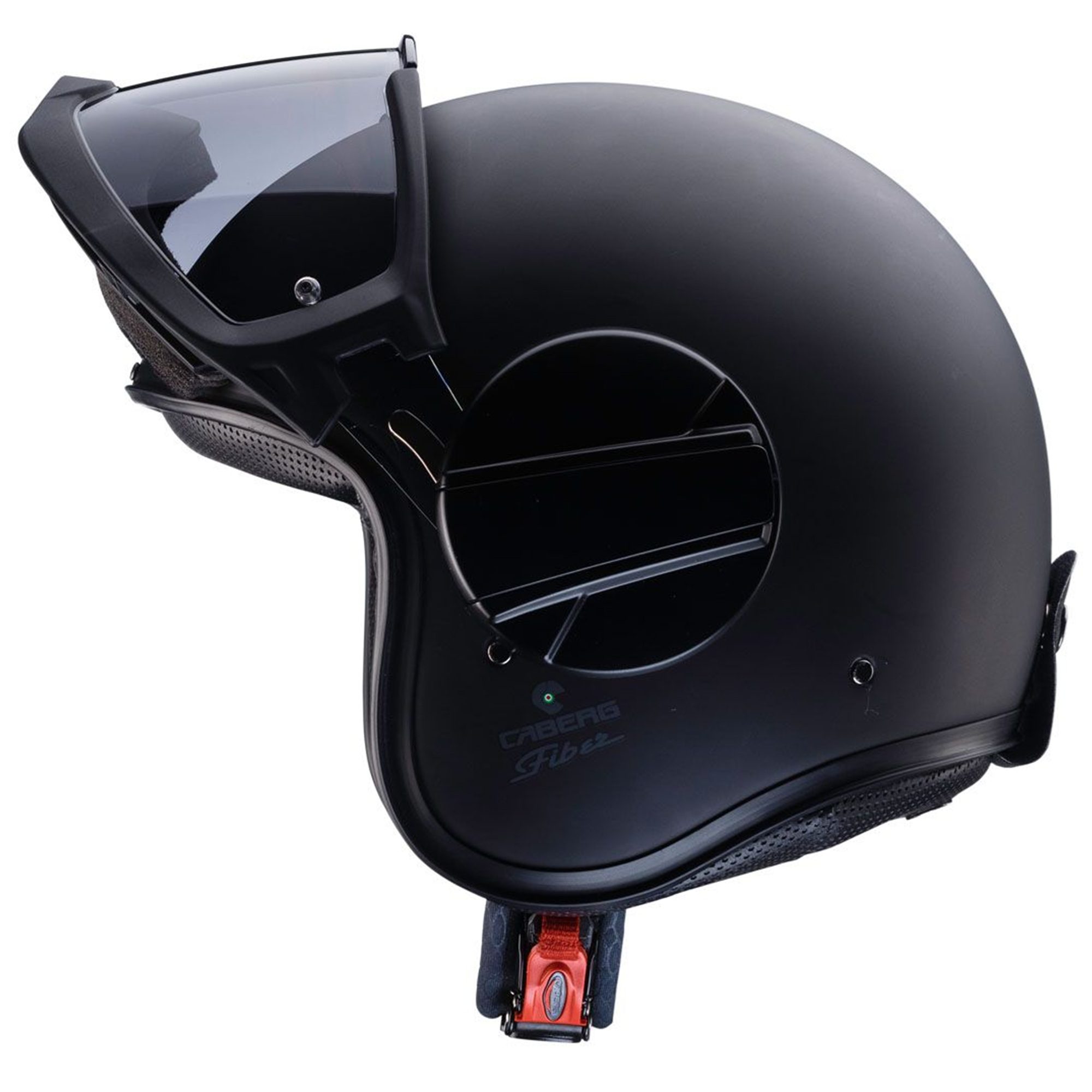Caberg Ghost X Plain Motorcycle Helmet Matt Black: Stand Out