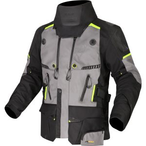 LS2 Apollo Men’s Jacket – Black/Dark Grey/Yellow LS2 Apollo mens motorcycle Jacket Black Grey Yellow 1