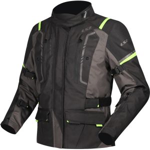 LS2 Narvik Men’s Jacket – Grey/Black/Yellow LS2 Narvik ladies Motorcycle Helmet Grey Black Yellow 1