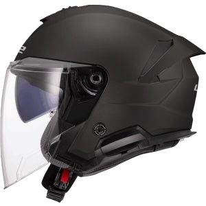 LS2 OF618 Verso II Plain Helmet – Matt Black LS2 OF618 Verso ll Plain Motorcycle Helmet Matt Black 1