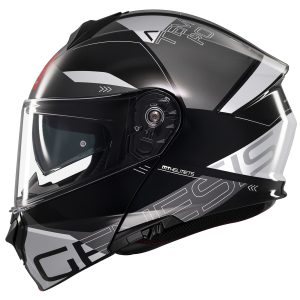 MT Genesis Atmpo Motorcycle Helmet Black 1