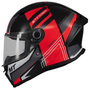 MT Stinger 2 Tron Helmet – Red MT Stinger 2 Tron Motorcycle Helmet Red 1