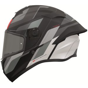 MT Targo S Blaster Motorcycle Helmet Grey 1