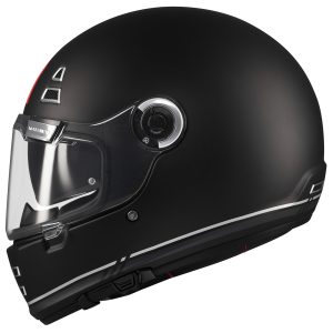 MT Jarama SV Plain Motorcycle Helmet Matt Black 1