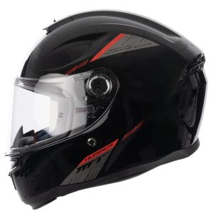 MT Hummer S Plain Helmet – Black MT Hummer S Solid Motorcycle Helmet Gloss Black 1