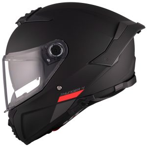 MT Thunder 4 Plain Helmet – Matt Black MT Thunder 4 Plain Motorcyle Helmet Matt Black 1