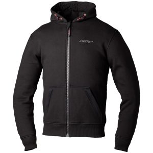 RST Zip Through Urban Hoodie – Black RST Zip through Urban Men's Motorcycle Hoodie Black 1