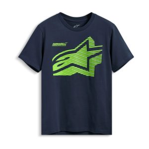 Alpinestars Fasting CSF Tee – Navy Alpinestars Fasting CSF Motorcycle Tee Navy 1