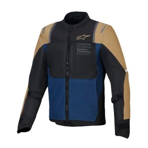 Alpinestars ST-2 Air Jacket – Deep Blue/Dark Khaki/Black Alpinestars ST-2 Air Motorcycle Jacket Deep Blue Dark Khaki 1