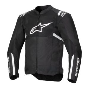 Alpinestars T-SPS Air v2 Jacket – Black/White Alpinestars T-SPS Air v2 Motorcycle Jacket Black White 1