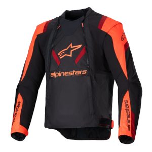 Alpinestars T-Stunt Air Jacket – Black/Red/Fluo/Dark Red Alpinestars T-Stunt Air Motorcycle Jacket Black Red Fluo Dark Red 1