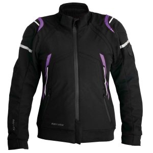 Rayven RSX Ladies Motorcycle Jacket Black Purple 1