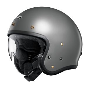 Shoei J.O2 Plain Helmet – Basalt Grey Shoei J.O2 Plain Motorcycle Helmet - Basalt Grey 1