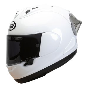 Arai RX-7V Evo Plain Helmet – Diamond White Arai RX-7V Evo Plain Motorcycle Helmet Diamond White 2