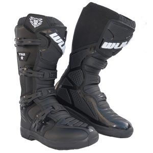 Wulfsport Trackstar Boots – Black Wulfsport Trackstar Off-Road Motorcycle Boots Black 1