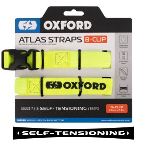 Oxford Atlas B-Clip 26mm x 0.8m Straps – Fluo Yellow Oxford Atlas B-Clip 26mm x 0.8m (Pair) Fluo Yellow 1