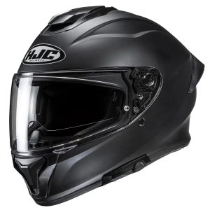 HJC C71 Plain Helmet – Matt Black HJC C71 Plain Motorcycle Helmet Matt Black 1