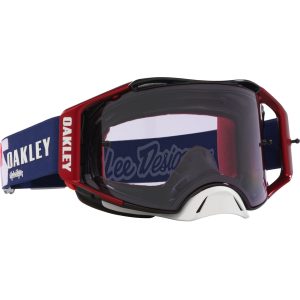 Oakley Airbrake Troy Lee Designs MX Goggles - Red/White/Blue Stars/Low Light Prizm Lens 1