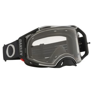 Oakley Airbrake Tuff Blocks MX Goggles Black Gunmetal Clear Lens 1