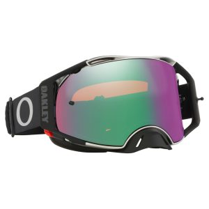 Oakley Airbrake Tuff Blocks MX Goggles Black Gunmetal Jade Prizm Lens 1