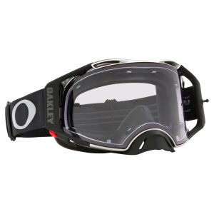 Oakley Airbrake Tuff Blocks MX Goggles Black Gunmetal Low Light Prizm Lens 1