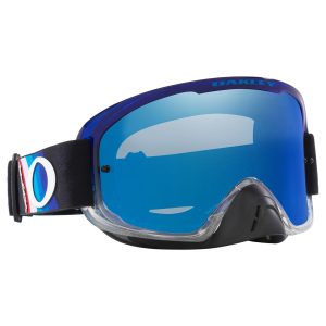 Oakley O-Frame 2.0 Pro MX Goggles Black Stripes/Black Ice Iridium 1