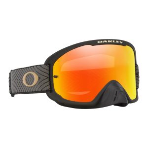 Oakley O-Frame 2.0 Pro MX Goggles Team Black Fire Iridium Lens 1
