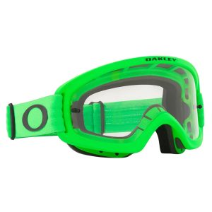Oakley O-Frame 2.0 Pro XS MX Kids Goggles – Green/Clear Lens Oakley O-Frame 2.0 Pro XS MX Goggles Green Clear Lens 1