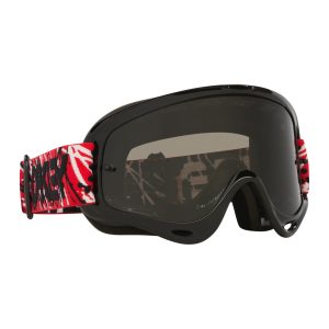 Oakley O-Frame MX Goggles Red Eddie Dark Grey Lens 1
