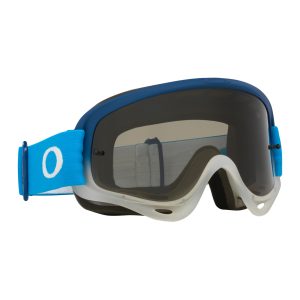Oakley O-Frame MX Goggles Team Blue Dark Grey Lens 1