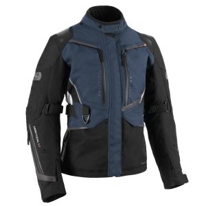 Oxford Montreal 5.0 Women’s Jacket – Stealth Blue/Black/Coral Oxford Montreal 5.0 Women's Motorcycle Jacket - Stealth Blue Black Coral 1