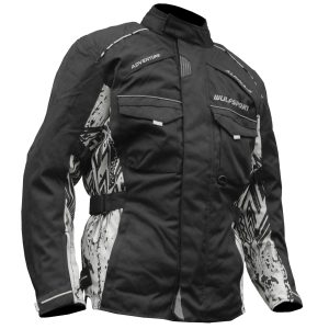 Wulfsport Cub Alpina X Kids Motorcycle Jacket Black Grey 1