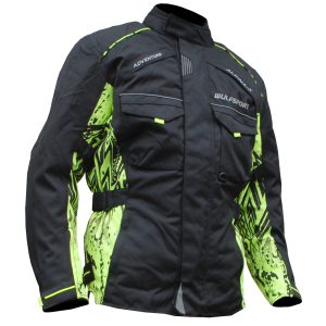 Wulfsport Cub Alpina X Kids Motorcycle Jacket Hi Vis 1