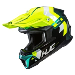 HJC C50 Primal Motorcycle Helmet - Green 1