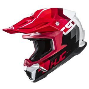 HJC C50 Primal Motorcycle Helmet - Red 1