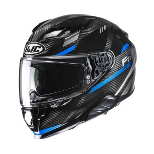 HJC F71 Carbon Esira Motorcycle Helmet - Blue 1