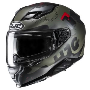 HJC F71 Faco Motorcycle Helmet - Red 1