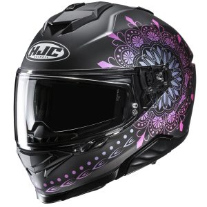 HJC I71 Niel Motorcycle Helmet - Blue Purple White 1