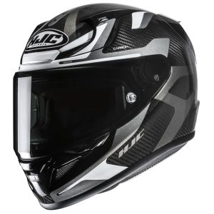 HJC RPHA 12 Carbon Xentra Motorcycle Helmet - Black 1