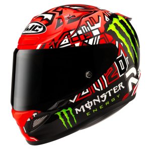 HJC RPHA 12 Replica Quartararo II Motorcycle Helmet - Red 1