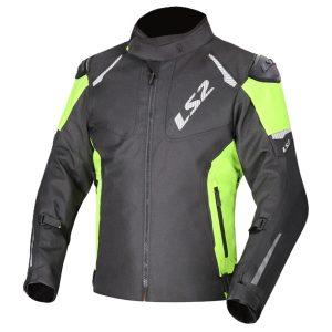 LS2 Zoom Motorcycle Jacket - Black yellow 1