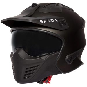 Spada Storm Motorcycle Helmet Matt Black 1.1