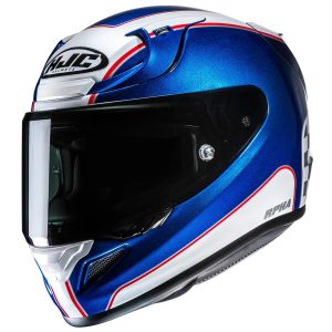 HJC RPHA 12 Respon Motorcycle Helmet Blue White Red 1