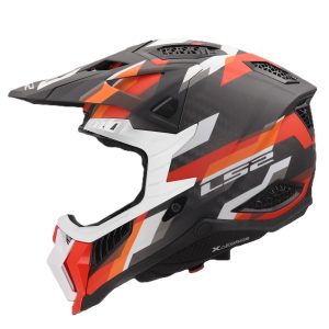 LS2 MX703 X-Force Phantom Helmet – Orange/Red LS2 MX703 X-Force Phantom Motorcycle Helmet Orange Red 1