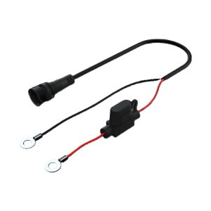 Oxford Hot Seat DC Cable With Battery Ring Leads 1