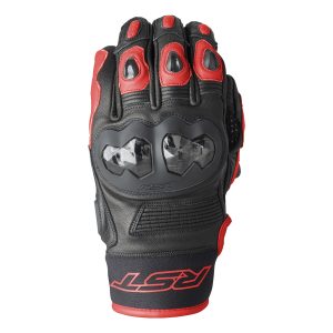 RST Freestyle 3 D3O Gloves – Black/Red RST Freestyle 3 D3O Motorcycle Glove Black Red 1