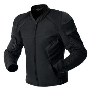 RST S1 D3O Women’s Jacket – Black/Black RST S1 D3O Ladies Textile Motorcycle Jacket Black Black 1
