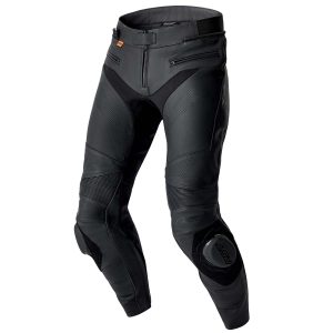 RST S1 D3O Leather Motorcycle Trousers Black Black 1