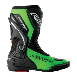 RST Tractech Evo D3O Motorcycle Boots - Black Green 1