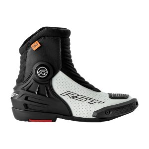 RST Tractech Evo Short D3O Motorcycle Boots - Black White 1